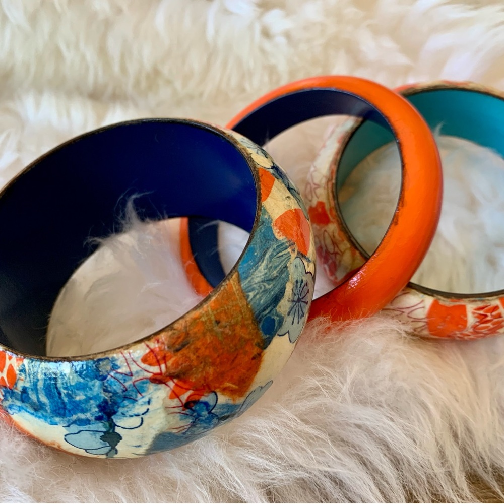 Handmade Bangle Set… “Happy Days”